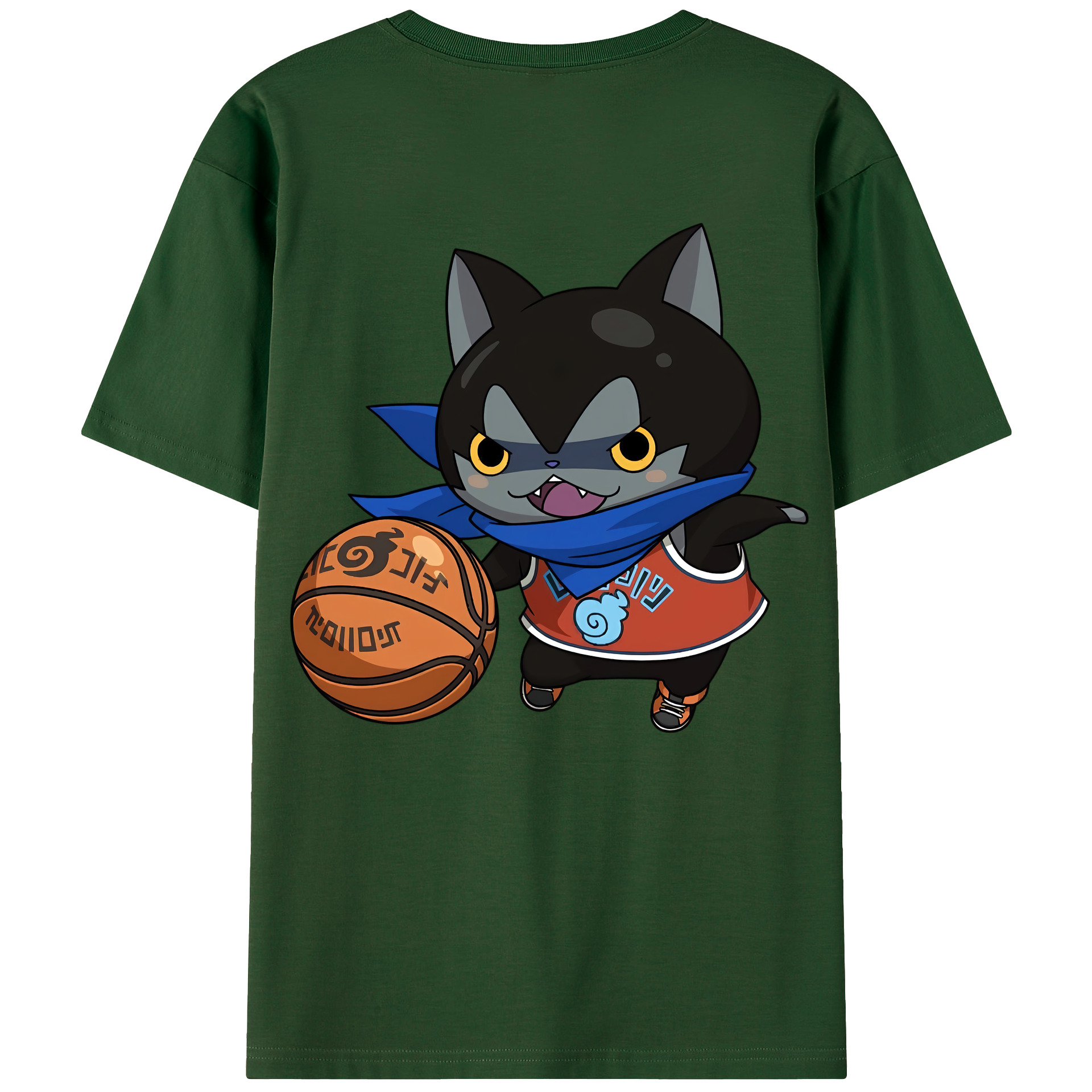 （画像用） 妖怪ウォッチ Yo-kai Watch 綿100％半袖Tシャツ（背面プリント）